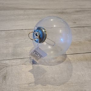 🍕Jumbo clear glass Christmas ornament🍉🎠 🌸 🍀 ✨️ 🏵💫🧋☃️🦋🐯🐠🍬🍿